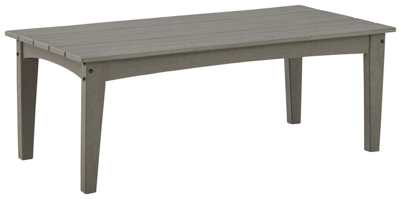 Visola - Gray - Rectangular Cocktail Table-Washburn's Home Furnishings