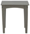 Visola - Gray - Square End Table-Washburn's Home Furnishings