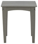 Visola - Gray - Square End Table-Washburn's Home Furnishings