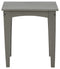 Visola - Gray - Square End Table-Washburn's Home Furnishings