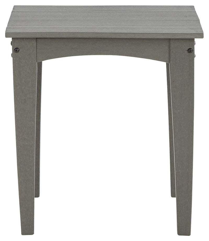 Visola - Gray - Square End Table-Washburn's Home Furnishings