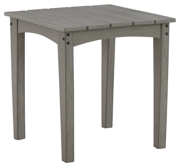 Visola - Gray - Square End Table-Washburn's Home Furnishings