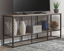 Wadeworth - Brown/black - Extra Large Tv Stand-Washburn's Home Furnishings