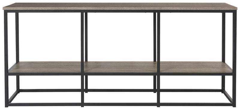 Wadeworth - Brown/black - Extra Large Tv Stand-Washburn's Home Furnishings