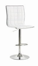 Waffle Adjustable Bar Stools - Adjustable Bar Stool - White-Washburn's Home Furnishings