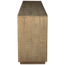 Waltleigh - Distressed Brown - Accent Cabinet-Washburn's Home Furnishings