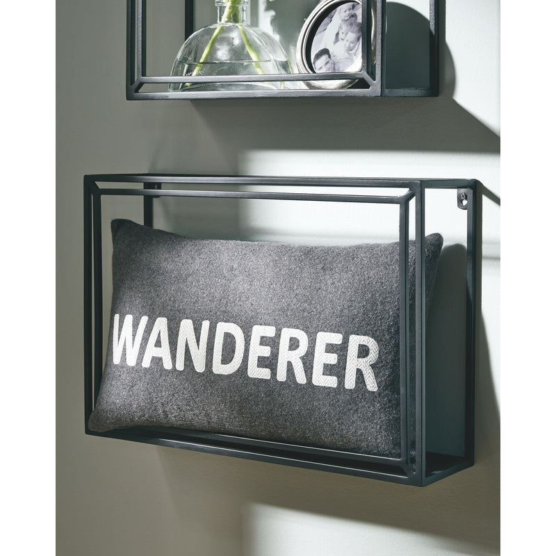 Wanderer - Charcoal - Pillow (4/cs)-Washburn's Home Furnishings