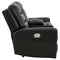 Warlin - Black - Pwr Rec Loveseat/con/adj Hdrst-Washburn's Home Furnishings