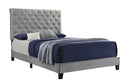 Warner Collection - Eastern King Bed - Light Grey-Washburn's Home Furnishings