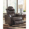 Warnerton - Brown Dark - Pwr Recliner/adj Headrest-Washburn's Home Furnishings