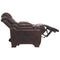 Warnerton - Brown Dark - Pwr Recliner/adj Headrest-Washburn's Home Furnishings