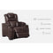 Warnerton - Brown Dark - Pwr Recliner/adj Headrest-Washburn's Home Furnishings