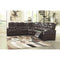 Warnerton - Chocolate - Left Arm Facing Power Loveseat 3 Pc Sectional-Washburn's Home Furnishings