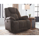 Warrior - Brown Dark - Power Rocker Recliner-Washburn's Home Furnishings