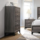 Watson 5-drawer Chest - Grey-Washburn's Home Furnishings