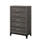 Watson 5-drawer Chest - Grey-Washburn's Home Furnishings