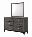 Watson 6-drawer Dresser - Grey-Washburn's Home Furnishings