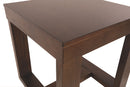 Watson - Dark Brown - Square End Table-Washburn's Home Furnishings