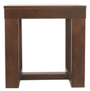 Watson - Dark Brown - Square End Table-Washburn's Home Furnishings