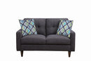 Watsonville - Loveseat - Gray-Washburn's Home Furnishings