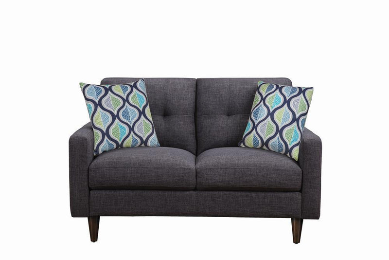 Watsonville - Loveseat - Gray-Washburn's Home Furnishings