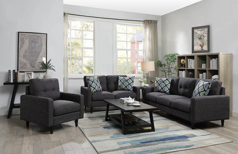 Watsonville - Loveseat - Gray-Washburn's Home Furnishings