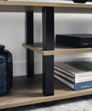 Waylowe - Natural/black - Tv Stand-Washburn's Home Furnishings