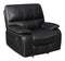 Weissman - Motion Glider Recliner - Black-Washburn's Home Furnishings