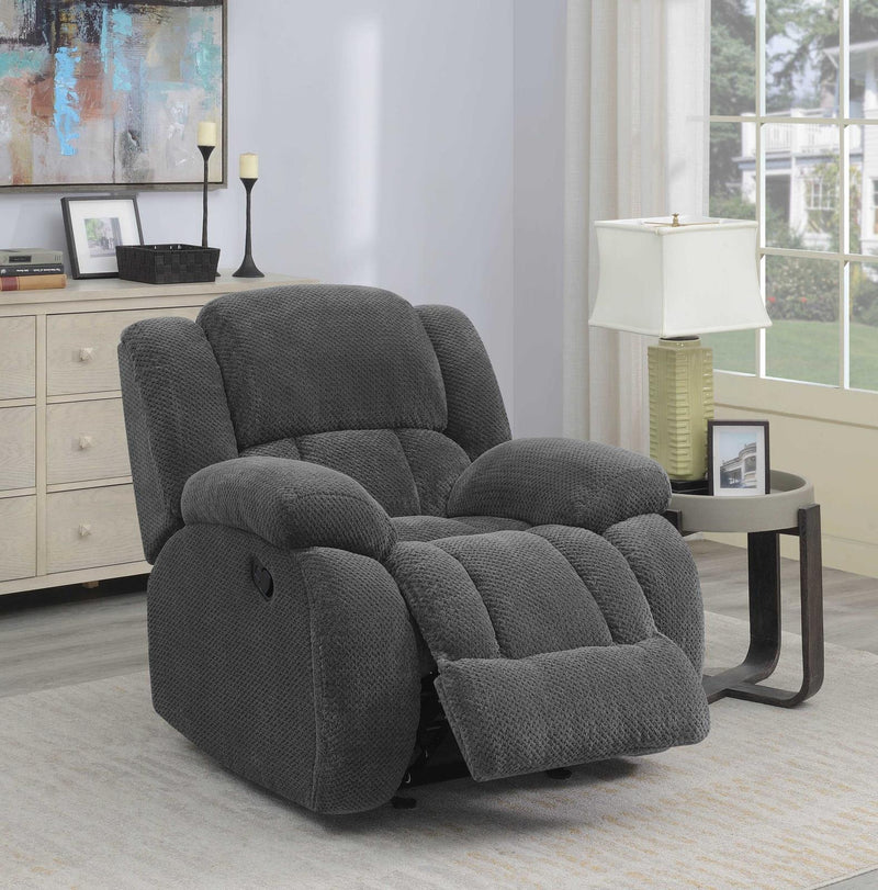 Weissman - Motion Recliner - Gray-Washburn's Home Furnishings