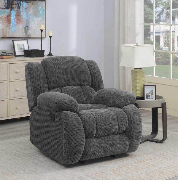 Weissman - Motion Recliner - Gray-Washburn's Home Furnishings