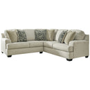 Wellhaven - Linen - Left Arm Facing Loveseat 2 Pc Sectional-Washburn's Home Furnishings