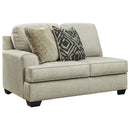 Wellhaven - Linen - Left Arm Facing Loveseat 2 Pc Sectional-Washburn's Home Furnishings