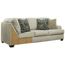 Wellhaven - Linen - Left Arm Facing Loveseat 2 Pc Sectional-Washburn's Home Furnishings