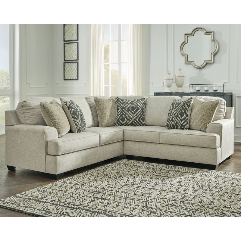 Wellhaven - Linen - Left Arm Facing Sofa 2 Pc Sectional-Washburn's Home Furnishings