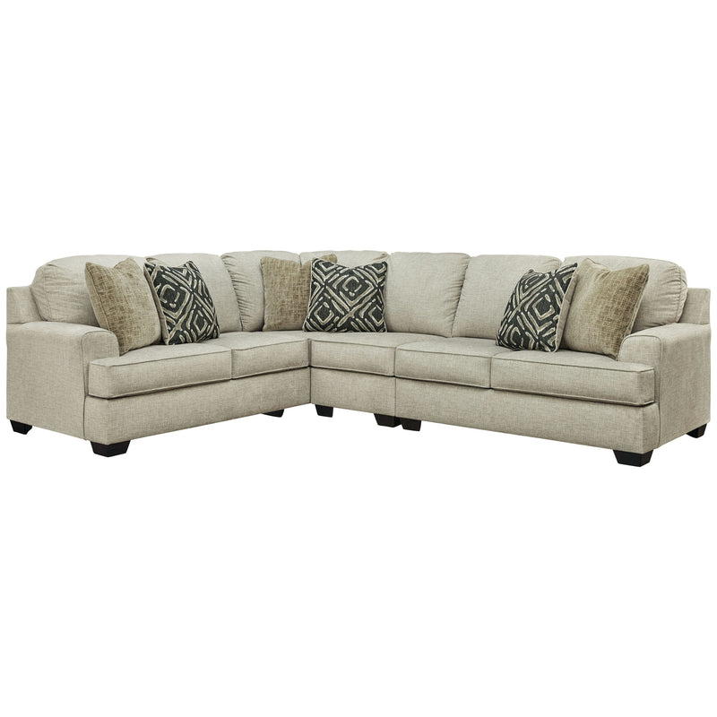 Wellhaven - Linen - Left Arm Facing Sofa 3 Pc Sectional-Washburn's Home Furnishings