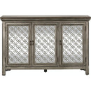 Westridge 3 Door Accent Cabinet in Brushed Gray-Washburn's Home Furnishings