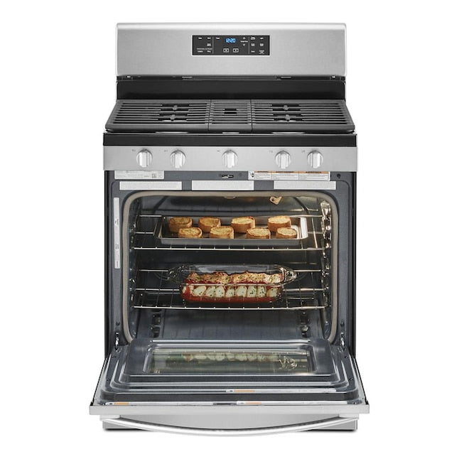 Whirlpool 5.0 Cu. Ft. Gas Range with Center Oval Burner-Washburn's Home Furnishings