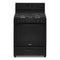 Whirlpool 5.1 Cu. Ft. Freestanding Gas Range with Edge to Edge Cooktop - Black-Washburn's Home Furnishings