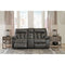 Willamen - Quarry - Dbl Reclining Love W/ Console & Power-Washburn's Home Furnishings