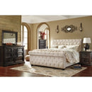 Willenburg - Linen - King Upholstered Bed-Washburn's Home Furnishings