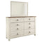 Willowton - Brown / Beige / White - Six Drawer Dresser-Washburn's Home Furnishings