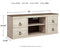 Willowton - Brown Light - Tv Stand W/fireplace Option - 60" X 14.8" X 24.33"-Washburn's Home Furnishings