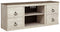 Willowton - Brown Light - Tv Stand W/fireplace Option - 60" X 14.8" X 24.33"-Washburn's Home Furnishings