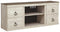 Willowton - Brown Light - Tv Stand W/fireplace Option - 60" X 14.8" X 24.33"-Washburn's Home Furnishings