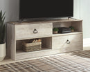 Willowton - Whitewash - Large Tv Stand-Washburn's Home Furnishings