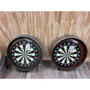 Wine Barrel Head Dartboard 23x3-Washburn's Home Furnishings