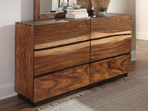 Winslow 6-drawer Dresser - Brown-Washburn's Home Furnishings