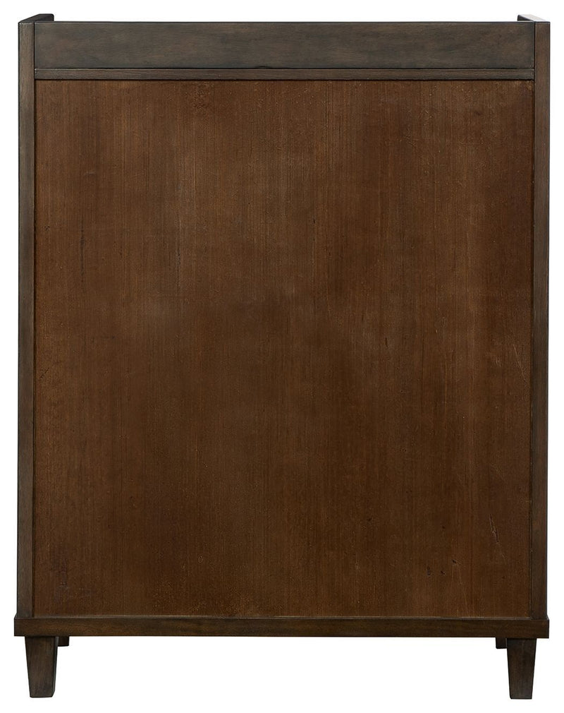 Wittland - Dark Brown - Bar Cabinet-Washburn's Home Furnishings