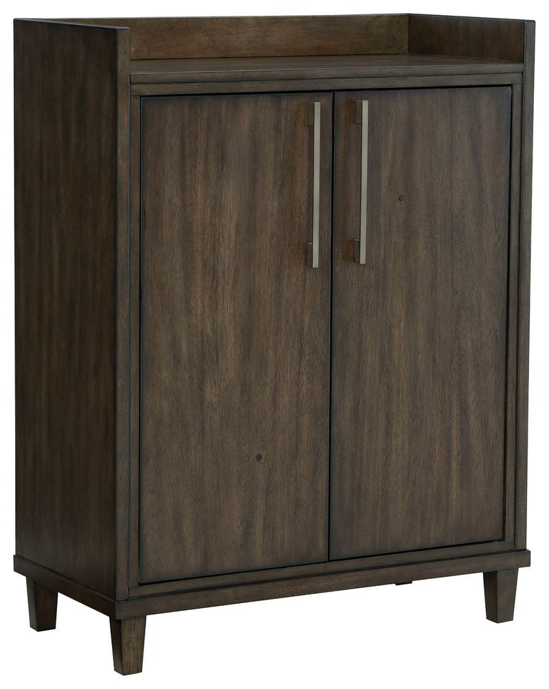 Wittland - Dark Brown - Bar Cabinet-Washburn's Home Furnishings