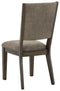 Wittland - Dark Brown - Dining Uph Side Chair (2/cn)-Washburn's Home Furnishings